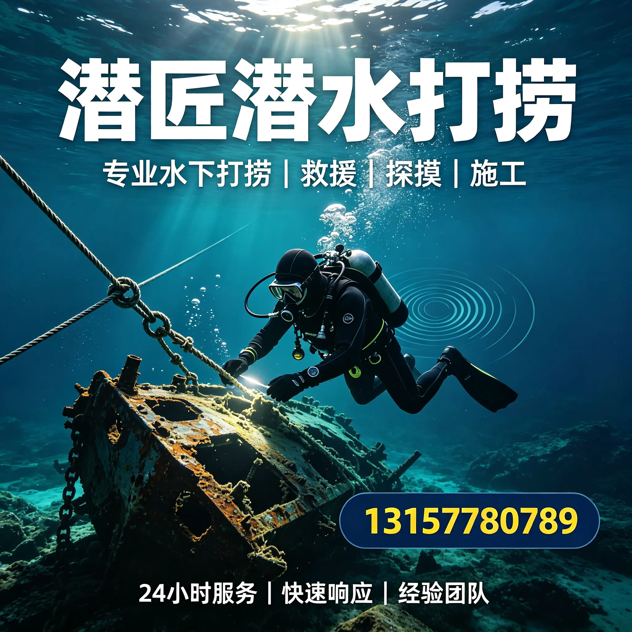 开阳水下打捞作业服务产品